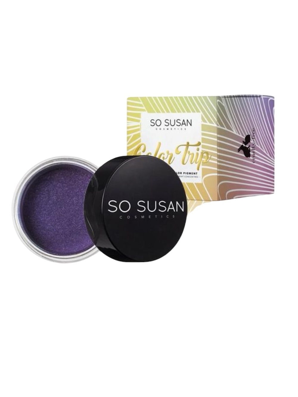 So Susan Color Trip High Intensity Pigment Mysterious Purple Shimmer NIB NWT